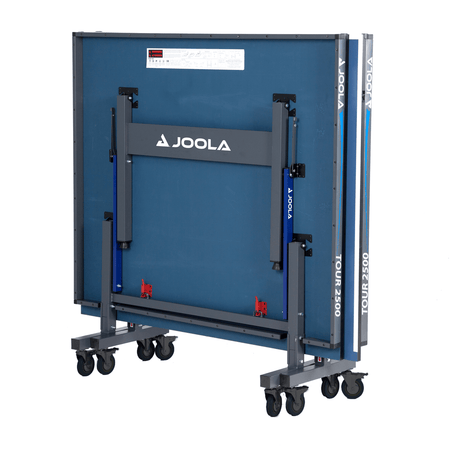 Joola table tennis table folded up