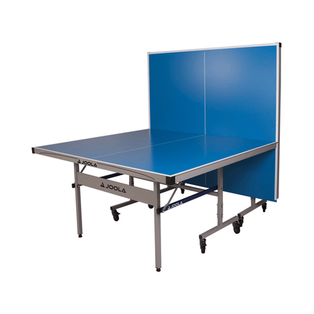 Foldable ping pong table setup