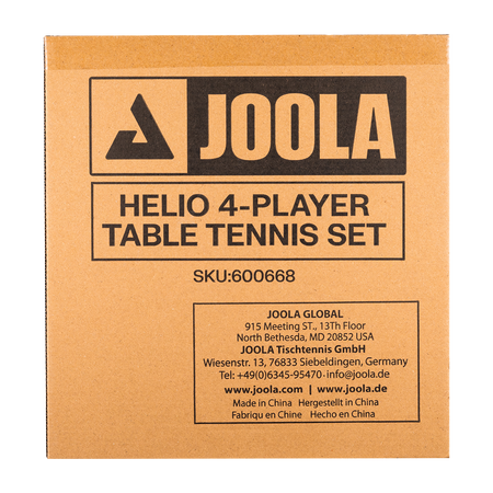 Box of Joola table tennis set