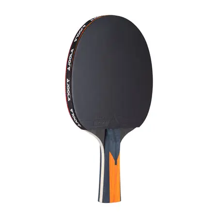 Professional ping pong paddle on white background