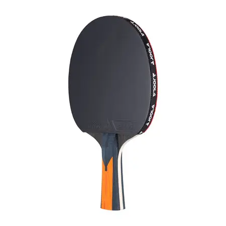 Table tennis paddle with black rubber