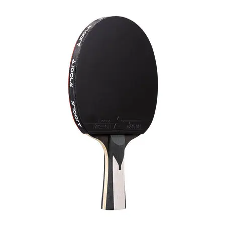 Table tennis paddle with black rubber