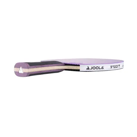 Purple table tennis paddle side view