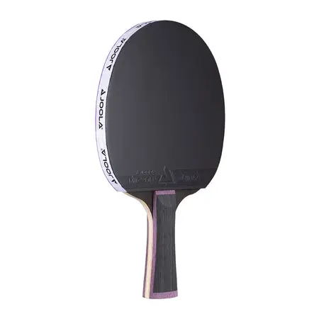Table tennis paddle with black rubber