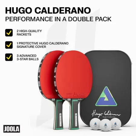 Hugo Calderano table tennis equipment