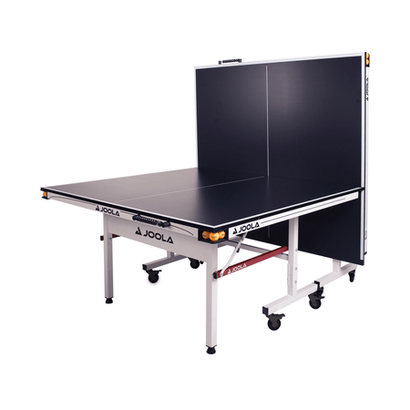 Ping pong table in playback position