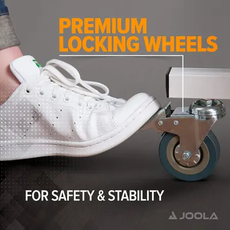 Safety and stability with locking wheel