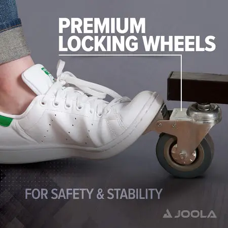 Premium locking wheels for stability