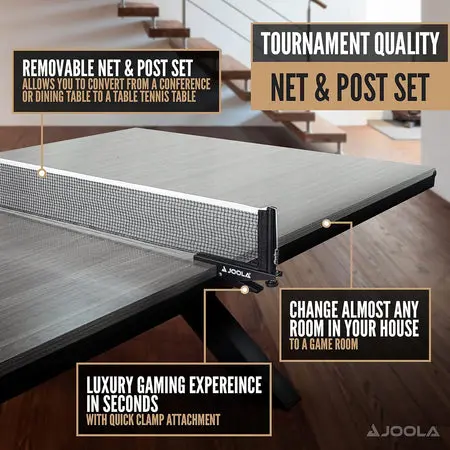 Luxury gaming experience with tournament-quality net.