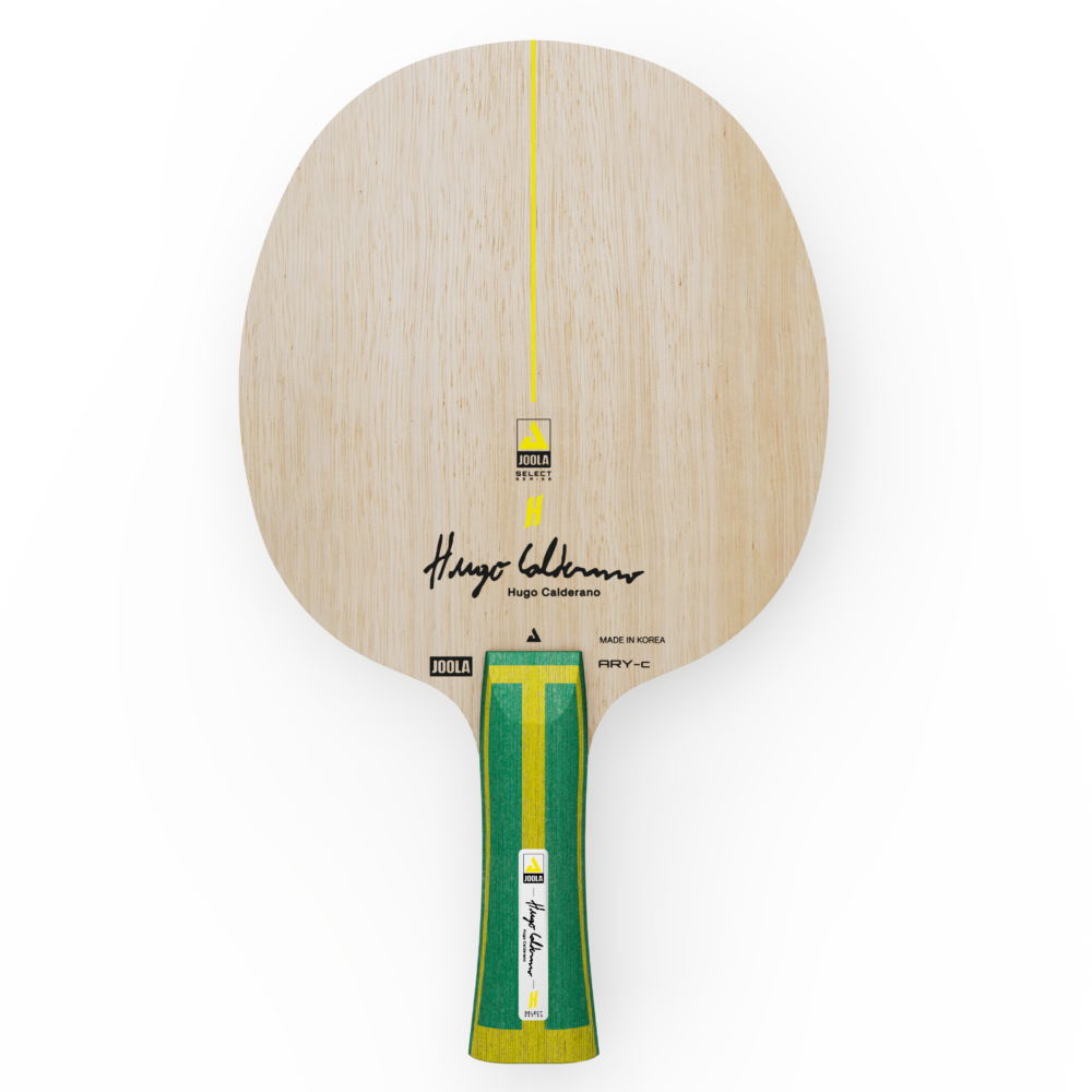 Table tennis paddle with wooden blade