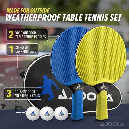 Weatherproof table tennis gear by Joola