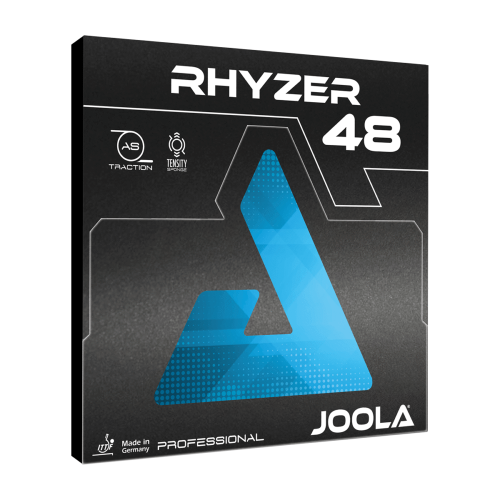 Black and blue Joola Rhyzer 48 packaging