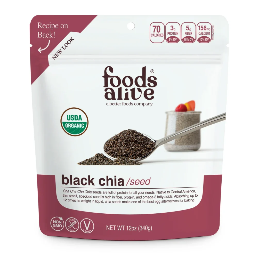 Foods Alive chia seeds bag