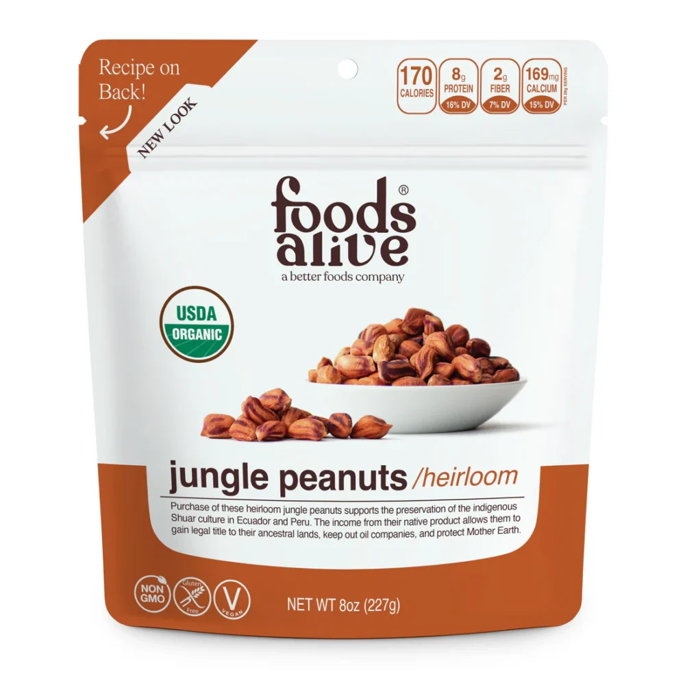 Foods Alive peanuts pouch