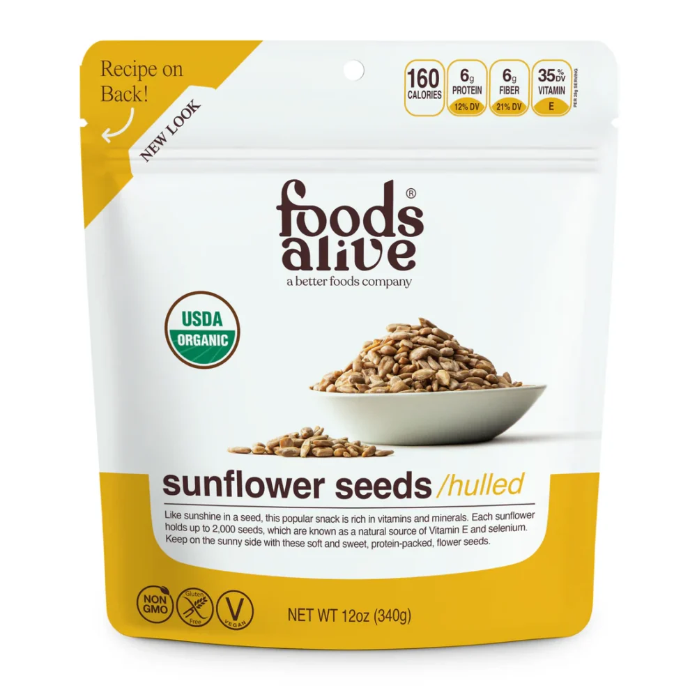 Foods Alive sunflower seeds pouch