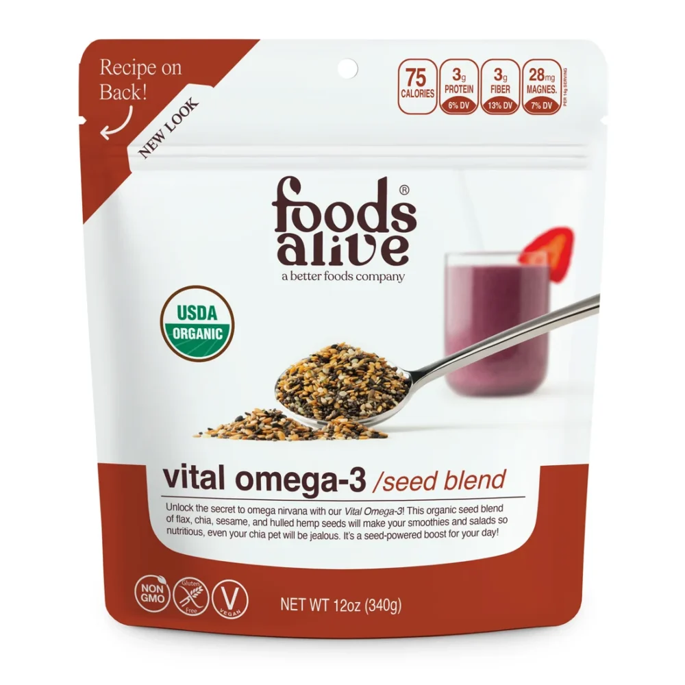 Vital omega-3 seed mix front view